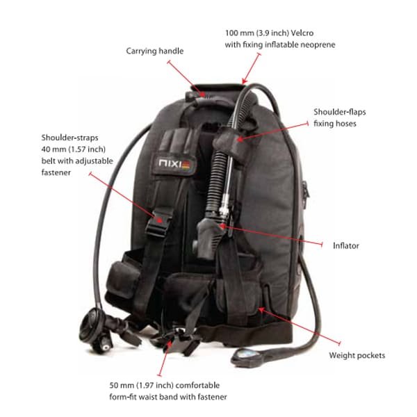 Diving BCD (Buoyancy Control Device)